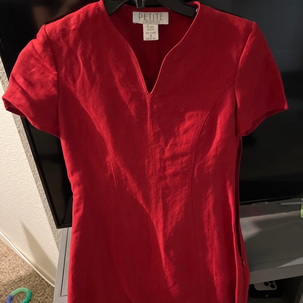 Red dress